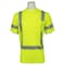 Deltaplus 9206SEG Birdseye Mesh, Class 3, Seg. Reflective Tape, Hi-Viz Lime, MD 62300 - alternate 1